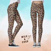 Leopard Skin Brown Cream Pattern -