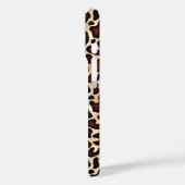 Leopard Skin Brown Cream Pattern Monogrammed - Case-Mate iPhone Case (Achterkant / Links)