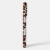 Leopard Skin Brown Cream Pattern Monogrammed - Case-Mate iPhone Case (Achterkant / Rechts)