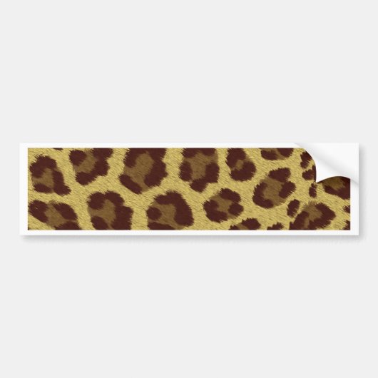 Leopard Skin Bumpersticker (Voorkant)
