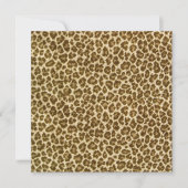 Leopard Skin Fabric Pattern Kaart (Voorkant)