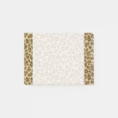 Leopard Skin Fabric Pattern Post-it® Notes (Voorkant)