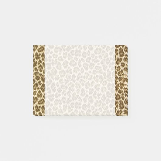 Leopard Skin Fabric Pattern Post-it® Notes (Voorkant)