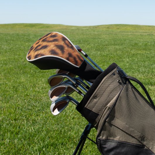 Leopard Skin Golfheadcover (Insitu)