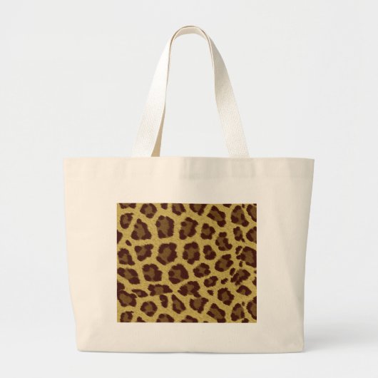 Leopard Skin Grote Tote Bag (Voorkant)