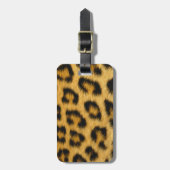 Leopard Skin Hair Print Bagagelabel (Voorkant verticaal)