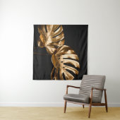 Leopard skin illustration seamless pattern fabric wandkleed (In Situ (horizontaal))