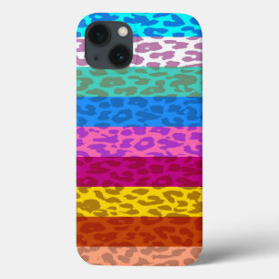 Leopard Skin Multicolor Stripe Patroon 2 Case-Mate iPhone Case