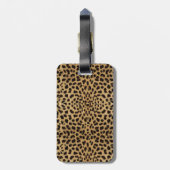 Leopard Skin Pattern Bagagelabel (Achterkant verticaal)