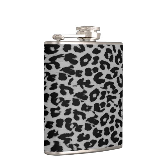 Leopard Skin Pattern Heupfles (Rechts)