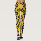 leopard skin pattern leggings (Achterkant)