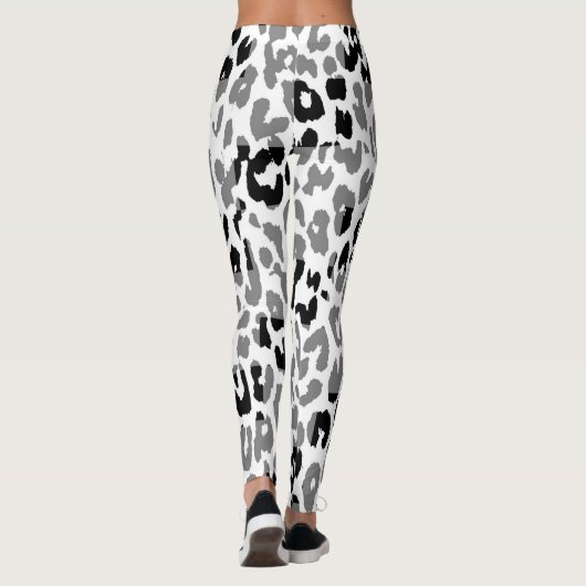 Leopard Skin Pattern Leggings (Achterkant)