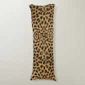 Leopard Skin Pattern Lichaamskussen (Voorkant Verticaal)