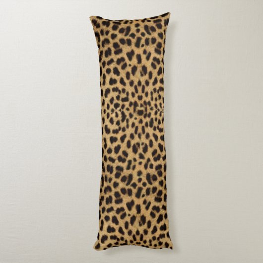 Leopard Skin Pattern Lichaamskussen (Achterkant (Verticaal))