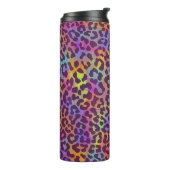 Leopard skin pattern. Repeating seamless animal ba Thermosbeker (Gedraaid links)