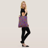 Leopard skin pattern. Repeating seamless animal ba Tote Bag (Op model)