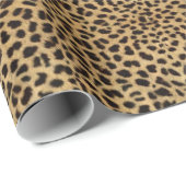 Leopard Skin Print Cadeaupapier (Rol Hoek)