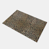 Leopard Skin Print Deurmat (Schuin)
