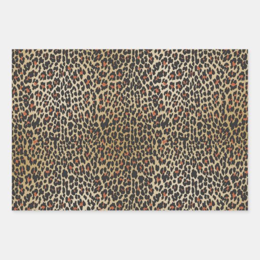 Leopard Skin Print Inpakpapier Vel (Voorkant)