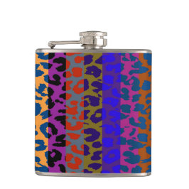 Leopard Skin Retro Patroon 5 Heupfles