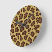 Leopard Skin Ronde Klok (Hoek)