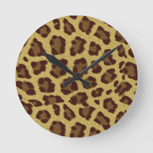 Leopard Skin Ronde Klok