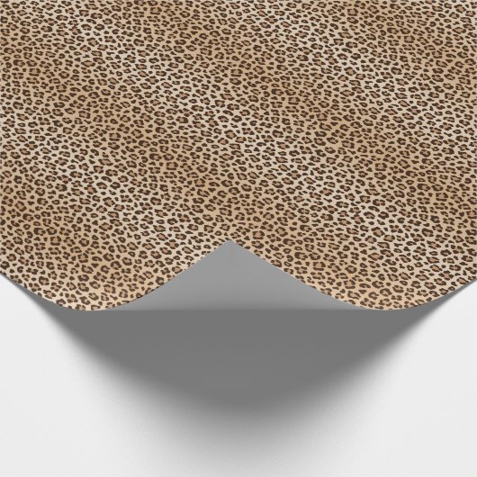 Leopard Skin Seamless Patter Cadeaupapier (Hoek)