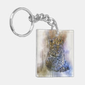 Leopard Sleutelhanger (Voorkant Links)