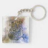 Leopard Sleutelhanger (Achterkant)