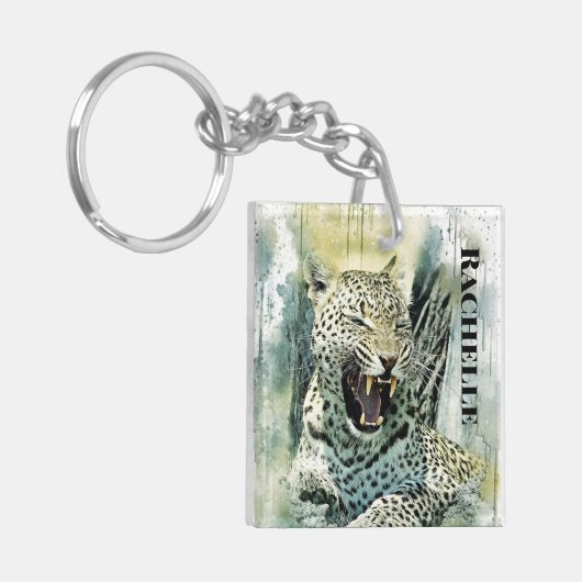 Leopard Sleutelhanger (Voorkant Links)