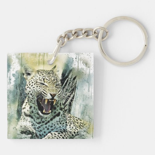 Leopard Sleutelhanger (Achterkant)