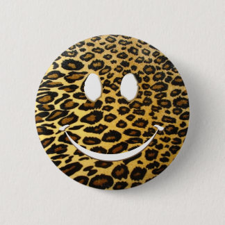 Leopard Smile Ronde Button 5,7 Cm