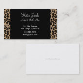 Leopard Social Calling Cards Contactkaartje (Voorkant / Achterkant)