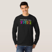 Leopard Social Worker Social Work T-shirt (Voorkant volledig)