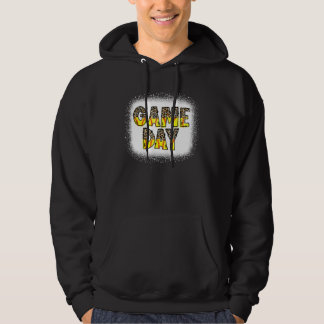 Leopard Softball Game Day Vibes Softball Ma Softb Hoodie