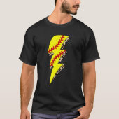 Leopard Softball Lightning Bolt Game Day Mama Moth T-shirt (Voorkant)
