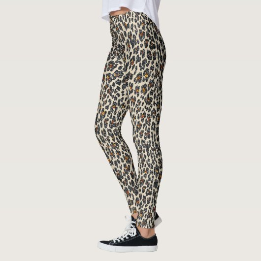 Leopard Sparkle (tan) Leggings (Links)