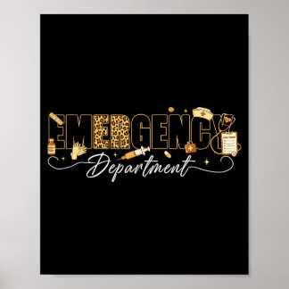 Leopard Spoedeisende Hulp Verpleegster Er Verpleeg Poster