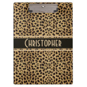 Leopard Spot aan personaliseren Klembord (Voorkant)