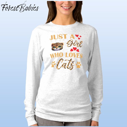 Leopard Spot Animal Print Kitty Cat Graphic 🐆 T-shirt