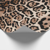 Leopard Spot Animal Print Patroon Cadeaupapier (Hoek)