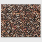 Leopard Spot Animal Print Patroon Cadeaupapier (Vlak)
