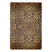 Leopard Spot Gold Glitter Rhinestone Fancy Mini Klembord (Achterkant)