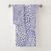 Leopard Spot Pattern 2 Bath Towel Set Bad Handdoek (Insitu)