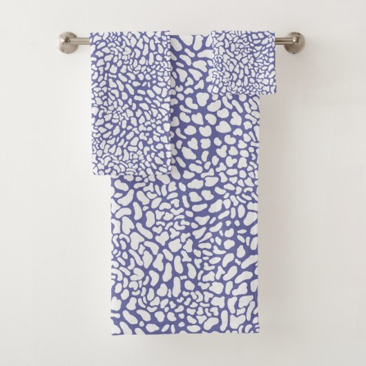 Leopard Spot Pattern 2 Bath Towel Set Bad Handdoek (Insitu)