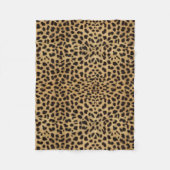 Leopard Spot Pattern Print Fleece Deken (Voorkant)