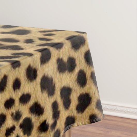 Leopard Spot Pattern Print Tafelkleed (Voorbeeld)