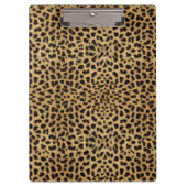 Leopard Spot Rhinestone Diamonds Monogram PHOTO Klembord (Voorkant)