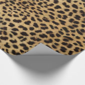 Leopard Spot Skin Print Cadeaupapier (Hoek)