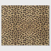 Leopard Spot Skin Print Cadeaupapier (Vlak)